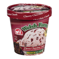 Welsh Farms Premium Ice Cream Cherry Chocolate Chunk