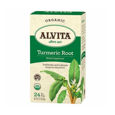 Alvita Teas Organic Herbal Tumeric Tea 24 Bags