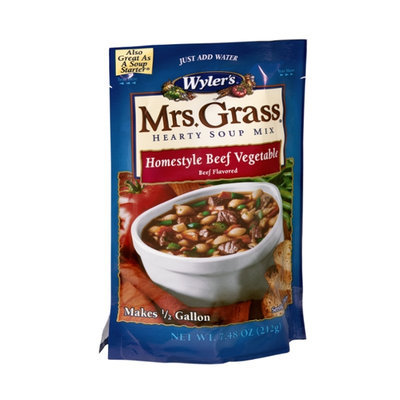 Wyler's Mrs. Grass Hearty Soup Mix Homestyle Beef Vegetable