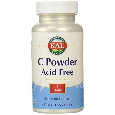 KAL Vitamin C Powder Acid-Free Unflavored Tablets, 4200 mg, 4 Ounce