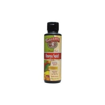 Barleans Omega Swirl Fish Oil Mango Peach Barlean's 8 oz Liquid