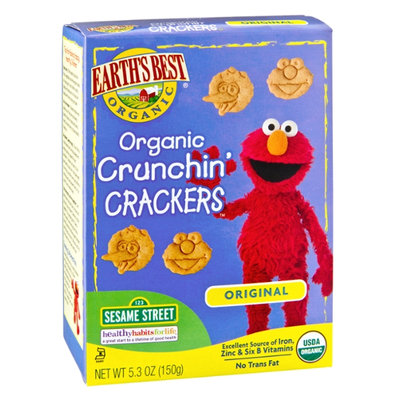 Earth's Best Organic Original Organic Crunchin' Crackers