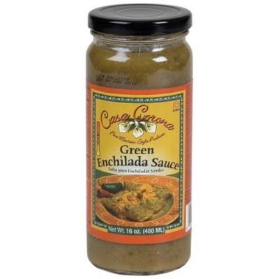 Casa Corona Green Enchilada Sauce 16oz (Pack of 12)