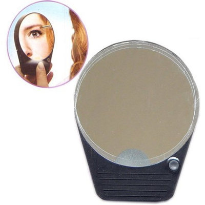 Eamee Compact 5X Magnifying Makeup Mirror with Light and Suction Cups