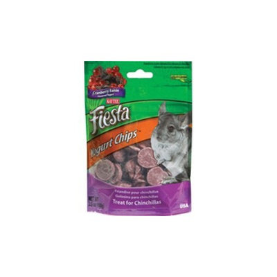 Kaytee Fiesta Yogurt Chips Chinchilla - 3.5 Oz - Cranberry