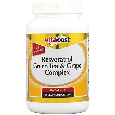 Vitacost Brand Vitacost Resveratrol + Green Tea & Grape Complex -- 120 Capsules