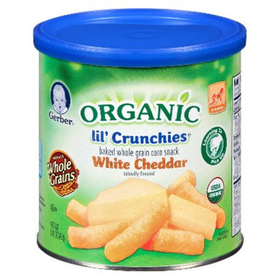 Gerber® Organic lil'Crunchies White Cheddar