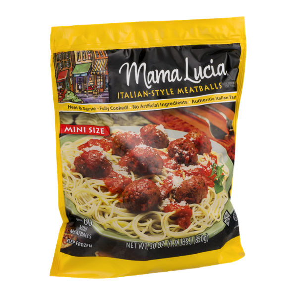 Mama Lucia ItalianStyle Meatballs Mini Size 60 CT Reviews 2019