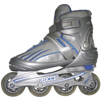 American Athletic Shoe Co Boys' Roces Adjustable Inline Skates - Sliver/ Blue (Small)