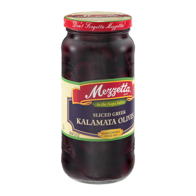 Mezzetta Olives Sliced Greek Kalamata