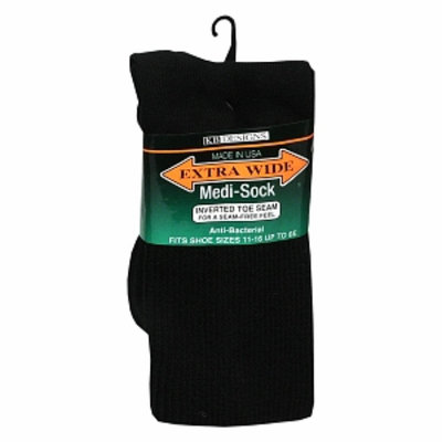 Extra Wide Medical Socks Mens Black