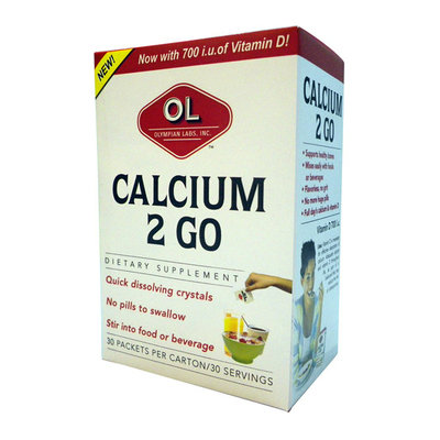 Olympian Labs Calcium 2 Go 30 Packets