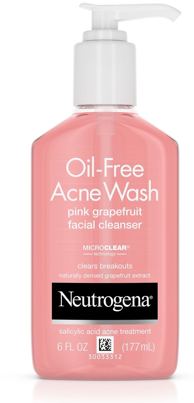 Neutrogena® Oil-Free Acne Wash Pink Grapefruit Facial Cleanser