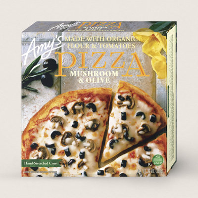 Amy's Kitchen Mushroom & Olive Pizza