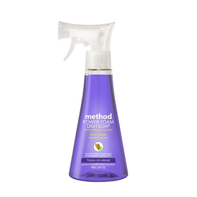 method french lavender power foam dish soap