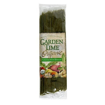 Garden Time Organic Semolina with Spinach Linguini with Spinach, 10-Ounce Units (Pack of 12)