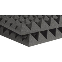 Auralex 4 Studiofoam Pyramid 2'x2'x4 panels (6 pack) Charcoal 4 Inch