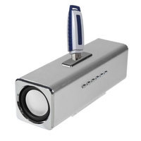 Insten INSTEN Silver Speaker For PC Computer Laptop iPod MP3 iPhone Cell phone Mobile
