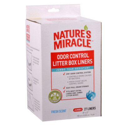Nature's Miracle® Odor Control Litter Box Liners