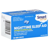 Smart Sense Nighttime Sleep Aid, 25 mg, Mini Caplets, 100 mini caplets - KMART CORPORATION