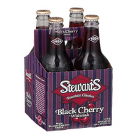 Stewart's Original Fountain Classics Black Cherry Wishniak - 4 PK
