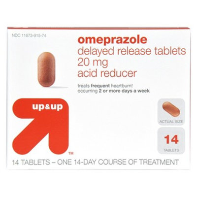 up & up up&up Omeprazole Delayed Release Acid Reducer 20 mg Tablets - 14 Count