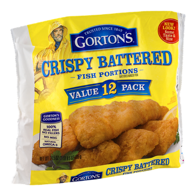 Gorton's Crispy Battered Fish Portions - 12 CT