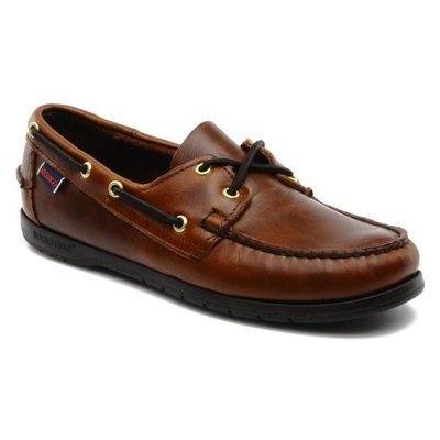 Sebago Endeavor Men's Brown Leather Boat Shoes