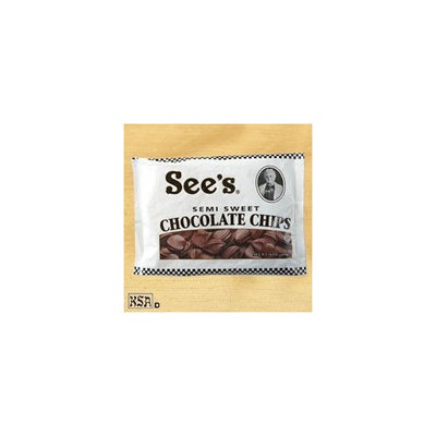Sees Candies See's Candies 1 lb. Semi-Sweet Chocolate Chips