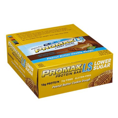 Promax Nutrition Lower Sugar Protein Energy Bars Peanut Butter Cookie Dough