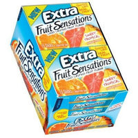 Extra Fruit Sensations - Sweet Tropical,10 packs with 15 sticks per pack