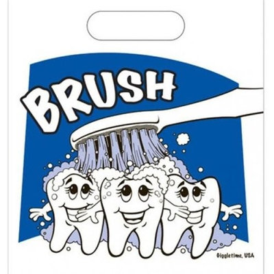 Oral Choice 3435-A Brush Teeth Small Gift Bag 1 pc
