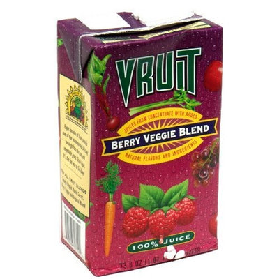 Vruit Berry Veggie Juice, 32-Ounce (Pack of 12)