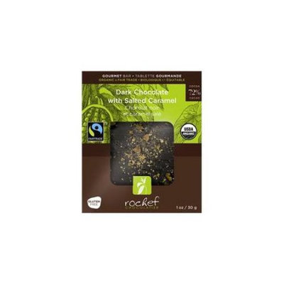 Rochef USA80DCA 80g Dark 72 Percent Chocolate And Salted Caramel Case - 6