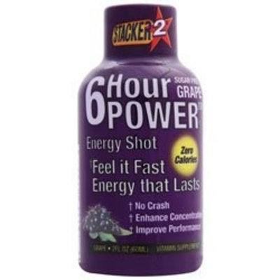 NVE Pharmaceuticals - 6 Hour Power Energy Shot Grape, 2 oz drinks