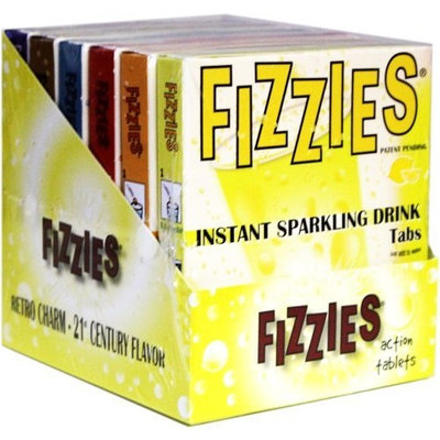 Fizzies Candy Drink Tablets ASSORTED Six Pack