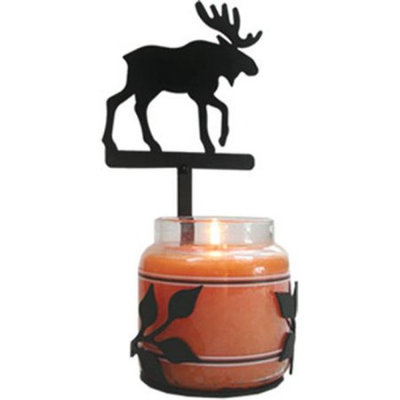 Village Wrought Iron C-LJS-19 Moose Large Jar Sconce