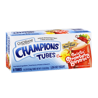 Chobani® Low-Fat Greek Yogurt Champions Tubes Swirlin' Strawberry Banana