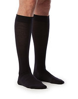 Sigvaris All Season Wool 242CLLM99 20-30mm. Hg Large Long Mens Calf Black