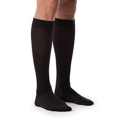 Sigvaris All Season Wool 242CLLM99 20-30mm. Hg Large Long Mens Calf Black