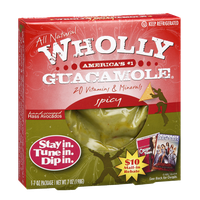 Wholly Guacamole Spicy All Natural Hand-Scooped Hass Avocados