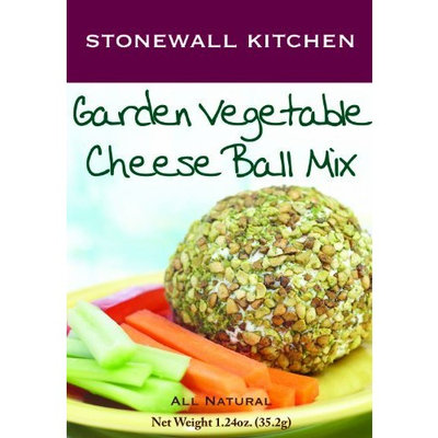 Stonewall Kitchen Garden Vegetable Cheese Ball Mix, 1.24-Ounce Boxes (Pack of 6)
