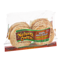 Nature's Own 100% Whole Wheat Sandwich Rounds - 8 CT