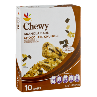 Ahold Chocolate Chunk Chewy Granola Bars - 10 CT