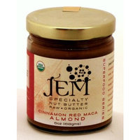 Jem Raw Organics Jem Raw, Vegan, Organic Cinnamon Red Maca Almond Butter Spread 6 oz