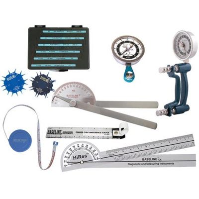 Fabrication Enterprises 12-0128 Baseline Hand Evaluation - 8 Piece Set