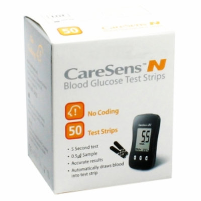 Isens iSens CareSens N Blood Glucose Test Strips, 50 ea