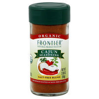 Cajun Organic Seasoning Blend - Salt Free Seasoning, 2.08 oz,(Frontier)