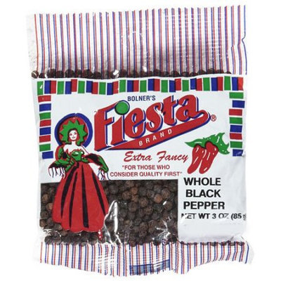 Bowen's Fiesta Products Fiesta Brand Extra Fancy Whole Black Pepper