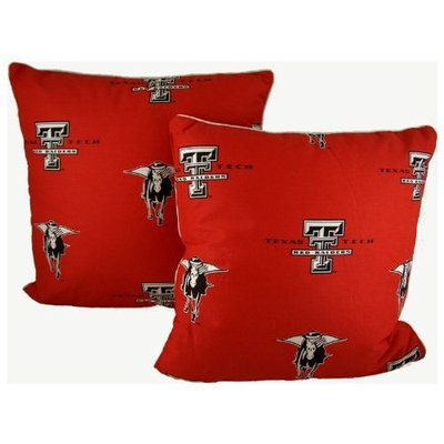 College Covers Texas Tech - Decorative 2 Pillow Set ( 16x16 Inch)